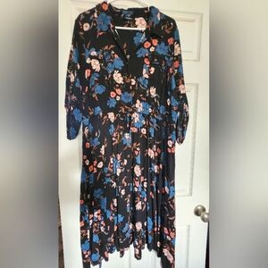 Midi Floral Button-Down Dress from Torrid